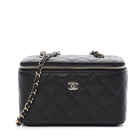 chanel small vanity with chain|chanel purse with chain strap.